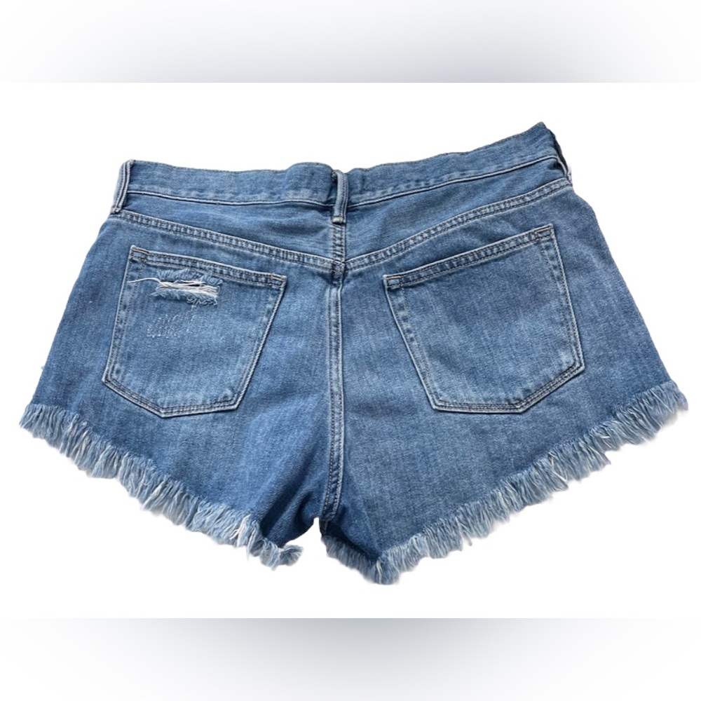 Free People We The Free Jean Shorts Loving Good Vibrations Women’s 29 Distressed - Picture 3 of 12